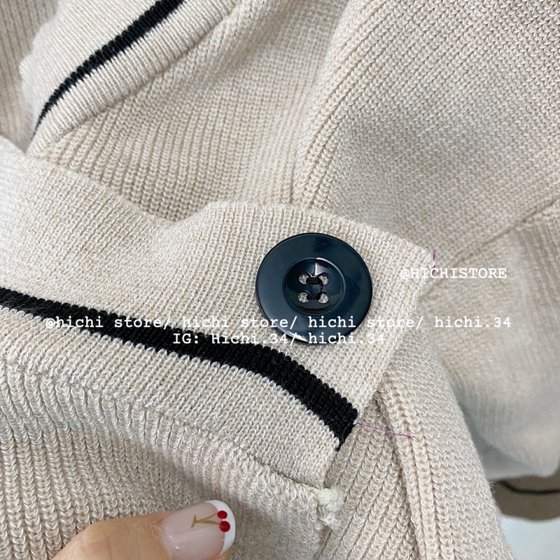 áo len cổ chéo ẢNH THẬT VIDEO hichi | BigBuy360 - bigbuy360.vn