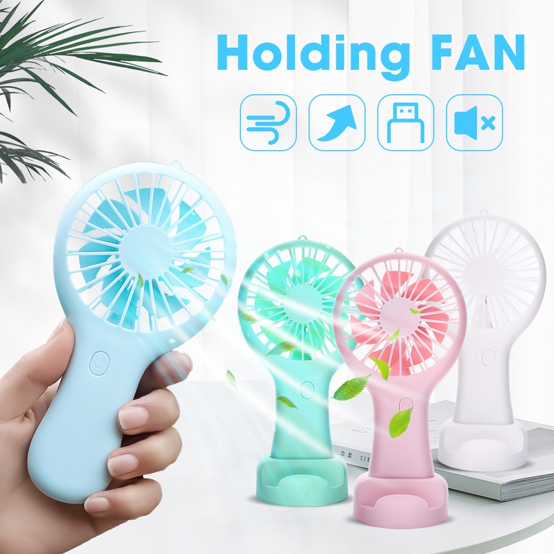 Quạt Làm Mát Mini Cầm Tay/Để Bàn Cổng Sạc USB Đa Năng