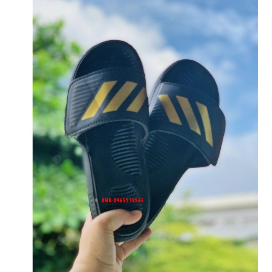 Dép 𝐀𝐃𝐈𝐃𝐀𝐒,dép adidas,dep adidas Alphabounce,dép quai ngang nam nu 3 sọc hàng xịn 1-1 đế dày nhẹ tặng hộp đen sọc vàng