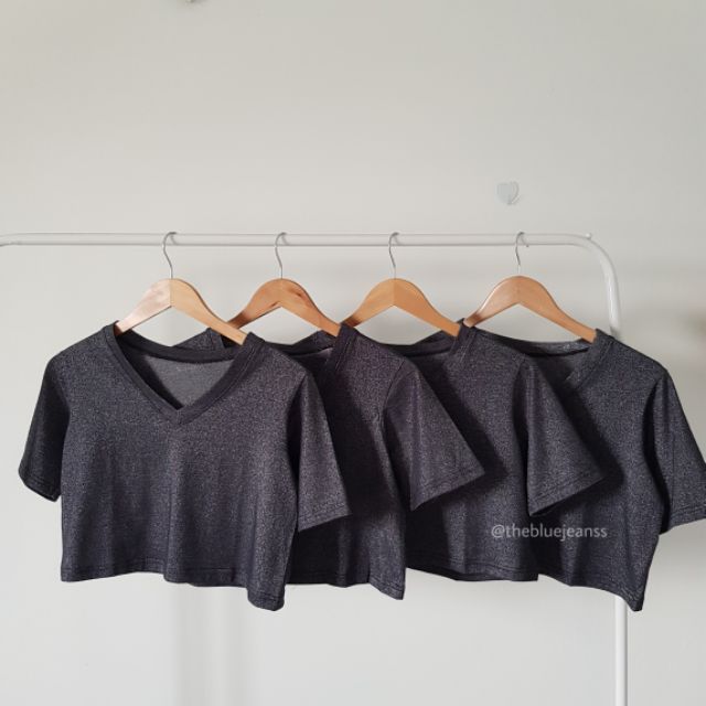 Áo crop V-neck nhiều màu - Ảnh thật | BigBuy360 - bigbuy360.vn