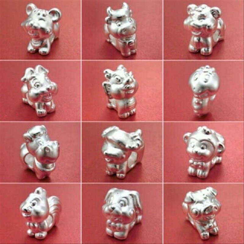 Charm Bạc 12 Con Giáp Mẫu Mới Nhất