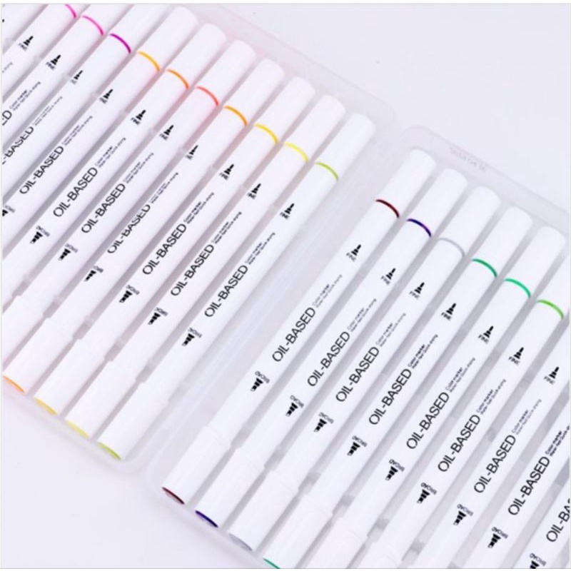 Bút màu Marker 24 màu Baoke gốc dầu MP2923-24