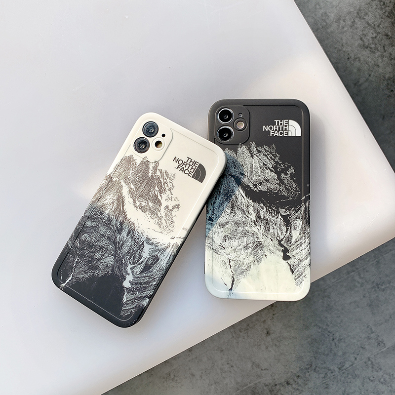 Ốp Điện Thoại Mềm Họa Tiết Núi Tuyết Thời Trang Cho iPhone 14 13 Xs MAX XR 11 PRO MAX