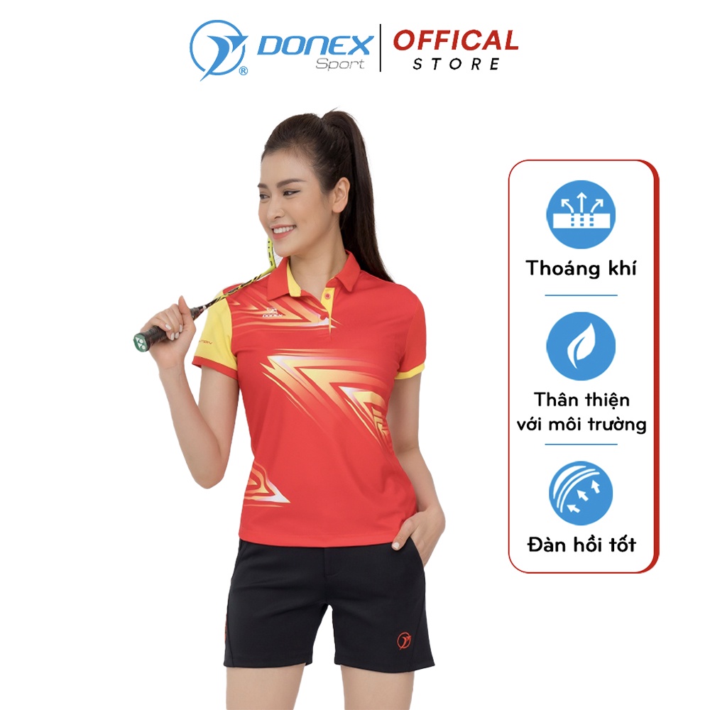 Bộ Quần Áo Thể Thao Nữ DONEXPRO Phối Màu Tinh Tế Nổi Bật, Thiết Kế Ôm Vừa Vặn Tôn Dáng 3662-876