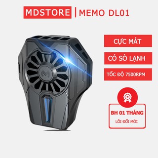 Memo DL01 | Quạt tản nhiệt cho điện thoại, làm mát cực nhanh, chơi game không sợ nóng máy