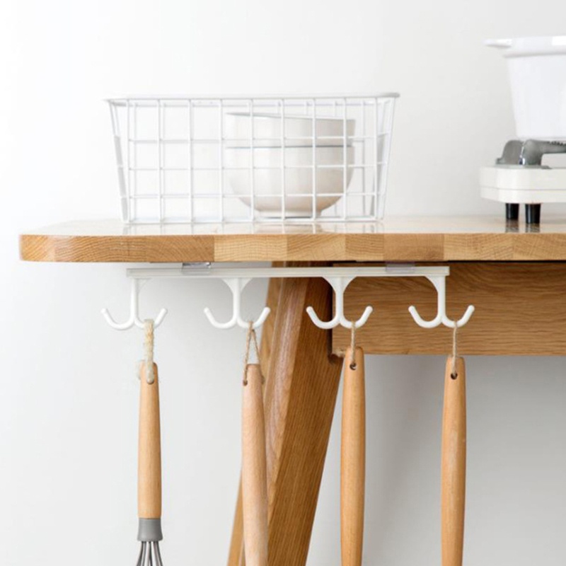 Giá Đỡ Dụng Cụ Nấu Ăn Treo Dưới Tủ Tiện Lợi