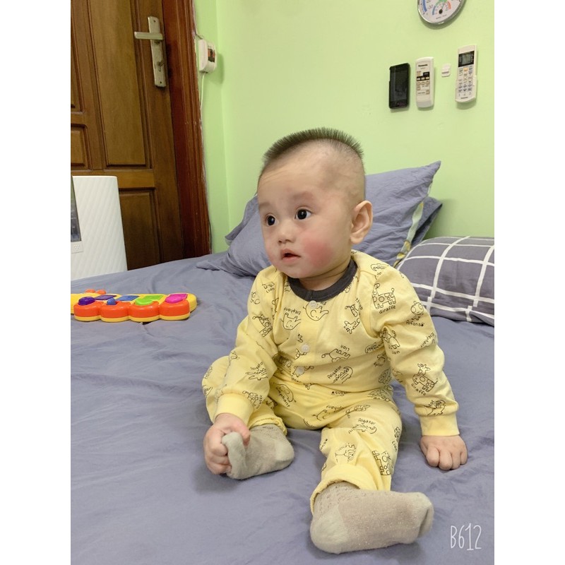 (80) Bộ cotton giấy sz 80(6/12m) các mẫu bé trai, bé gái