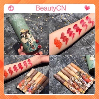 Set son vongee 6 cây hàng nội địa trung.- Set Son 6 Cây Màu Đỏ Hàng Nội Địa TRung