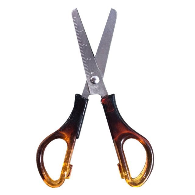 Kéo thủ công Loại Tốt cắt giấy cán nâu cho bé tập cắt