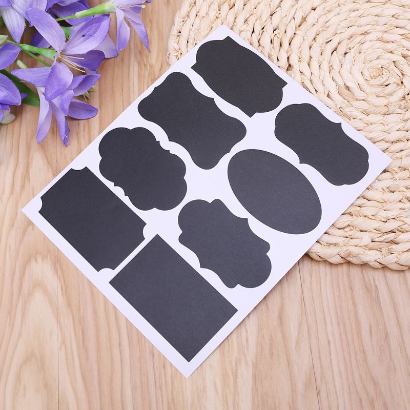 Miếng Dán Bảng Đen Viết Phấn Dùng Trang Trí Hũ Gia Vị Nhà Bếp