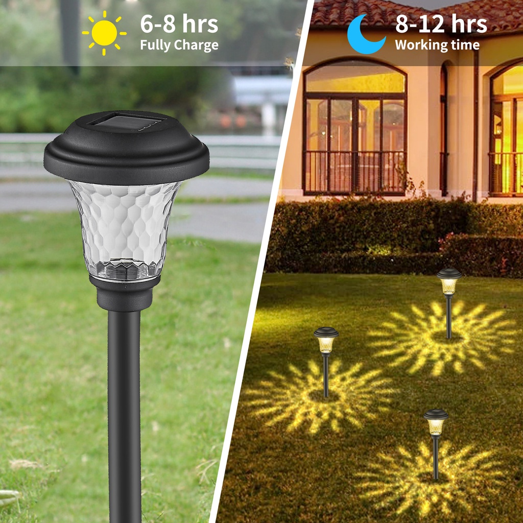 Đèn Trang trí Sân vườn - Năng lượng mặt trời - Đèn LED Cắm cỏ sân vườn GD0063