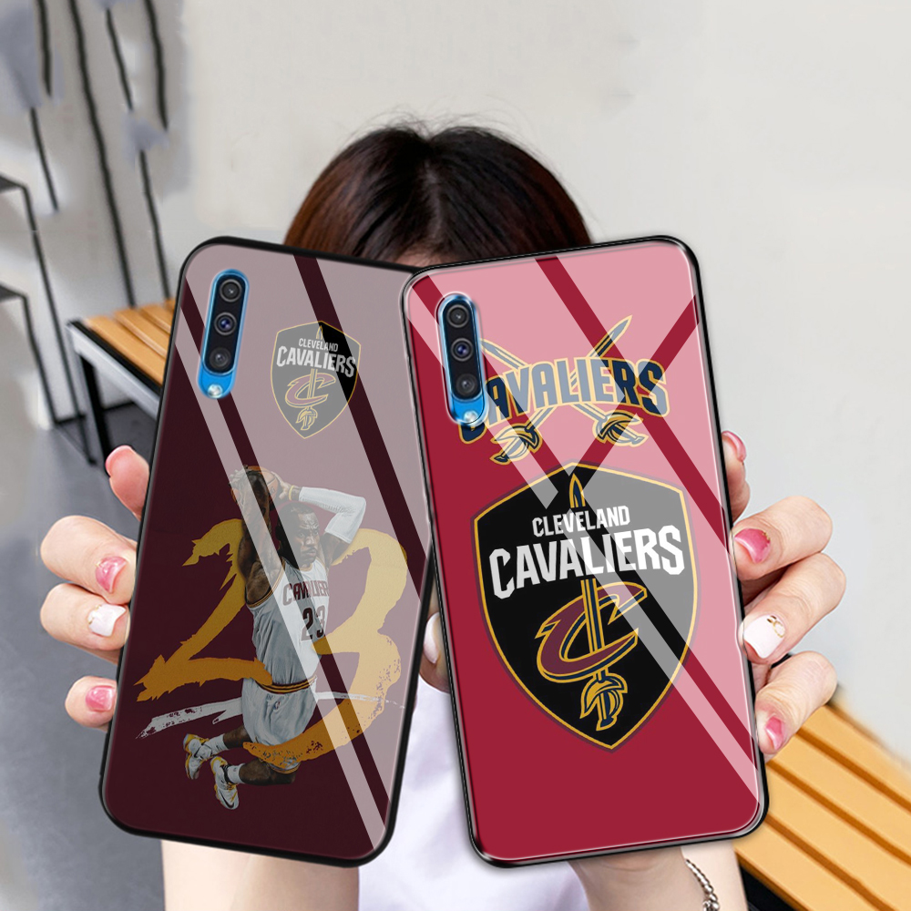 Q72 Cleveland Cavaliers Samsung Galaxy A10 A20 A30 A40 A50 A60 A70 A51 A71 A81 Tempered Glass Soft Case