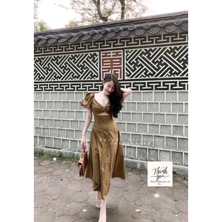 Váy tiểu thư tay bồng