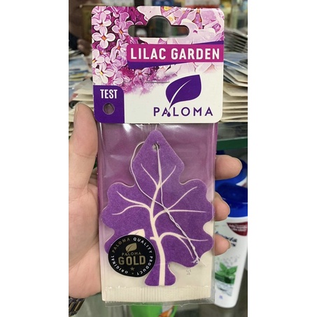 Lá thông thơm EU lưu hương 7 tuần treo ô tô, tủ quần áo hàng chính hãng Paloma nhiều mùi hương