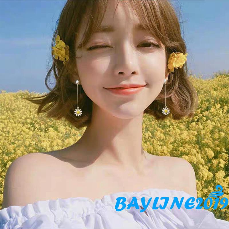 Đôi khuyên tai ngắn/dài hình hoa xinh xắn cho nữ