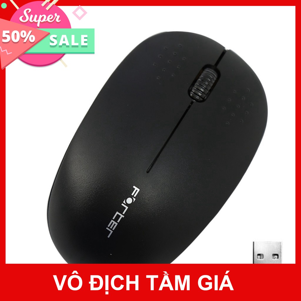 Chuột không dây Forter V182  - Có pin tặng kèm - Tặng lót chuột - Bảo hành 6 tháng