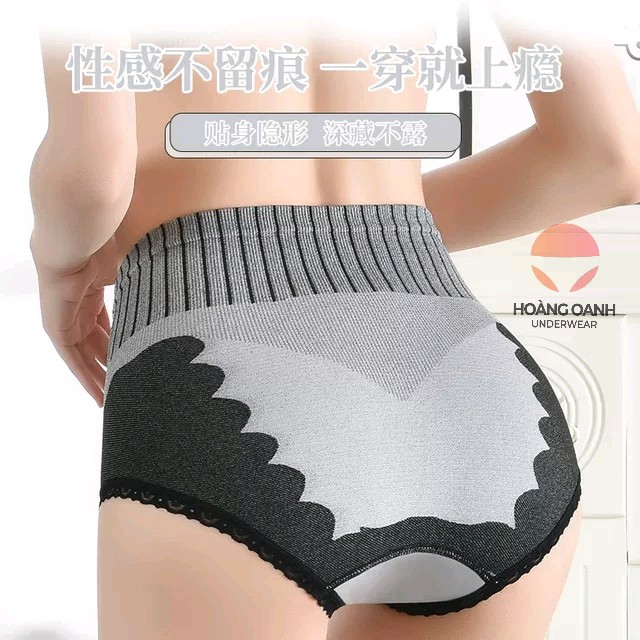 Quần lót nữ cạp cao Hoàng Oanh Underwear, quần chip cotton gen bụng mã z2