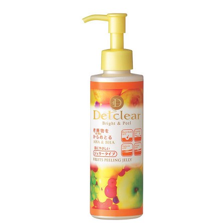 TẨY TẾ BÀO CHẾT DETCLEAR - Bright & Peel Fruits Peeling Jelly 180ml