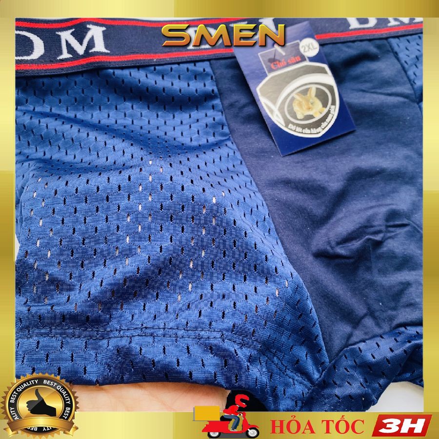 Quần Sịp đùi nam thông hơi DM cotton co giãn 4 chiều, quần lót nam boxer thun lạnh mặc thông thoáng thoải mái vận động