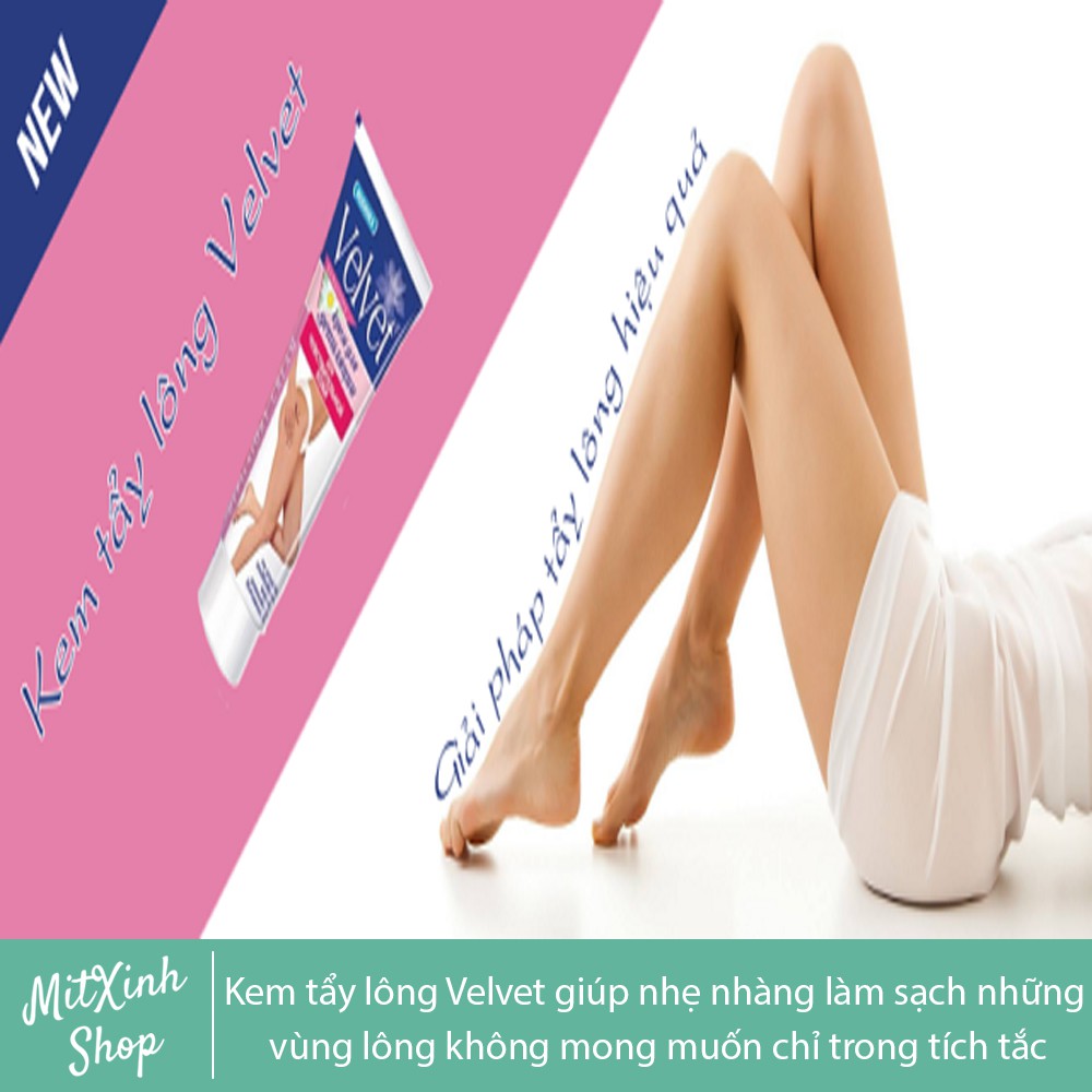 KEM TẨY LÔNG VELVET NGA _ Tạm biệt những vùng lông không mong muốn _ Cam kết hàng chính hãng