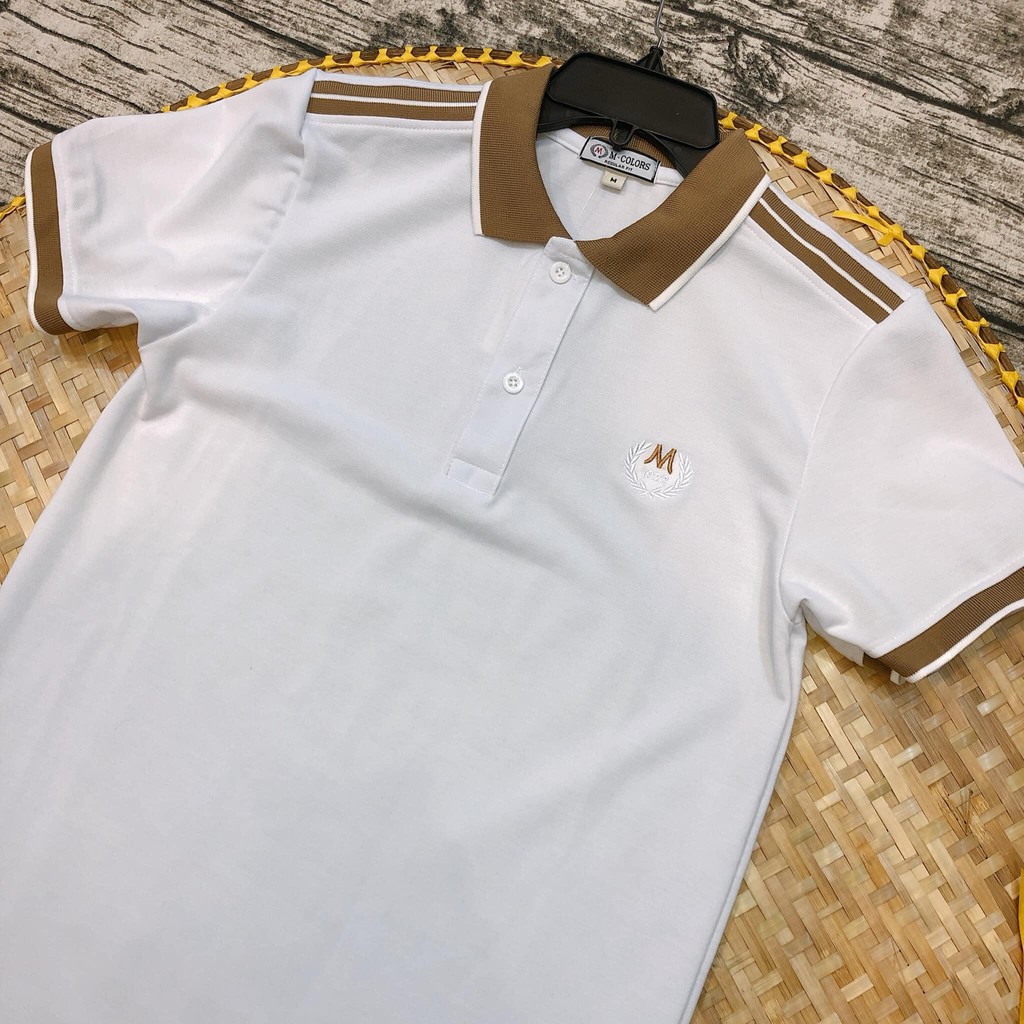 Áo thun nam có cổ bông lúa M 1922 cao cấp KENSTORE89 ATP071
