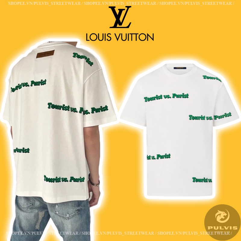 ⚡️ - Áo Tee Luon Vuituoi Touris vs Purist Printed Tee, Áo thun LV