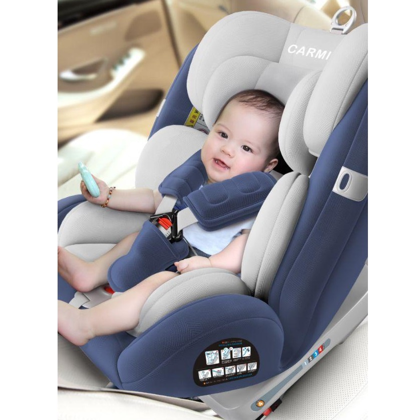 Ghế ngồi ô tô cho bé CARMIND 360 - Cho bé từ sơ sinh đến 12 tuổi - An toàn, tiện lợi