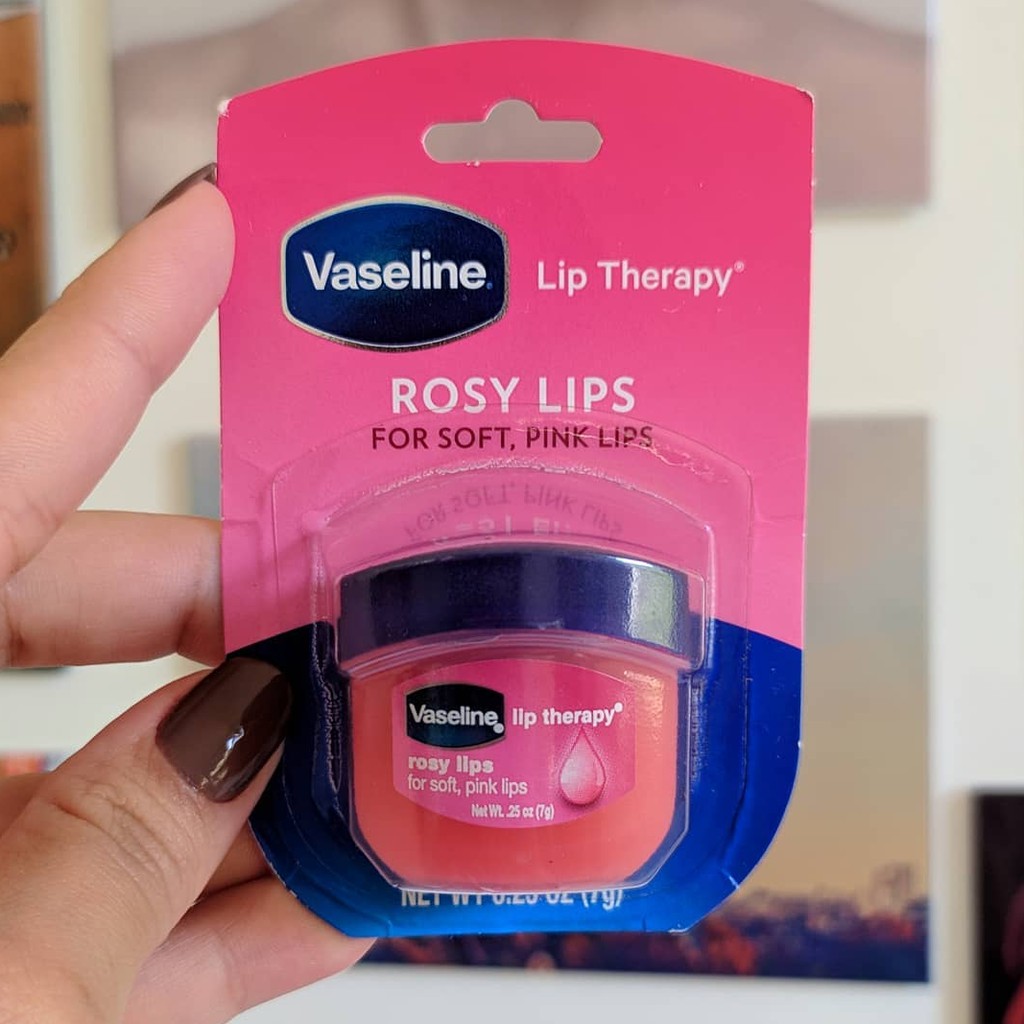 Son Dưỡng GIẢM THÂM, Làm Hồng Môi Vaseline Lip Therapy Rosy Lips - Vaselin Hồng