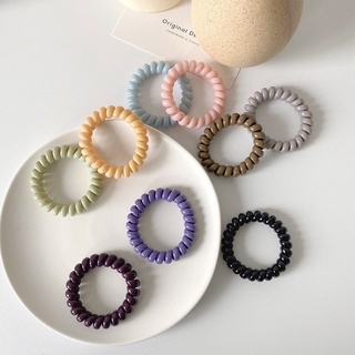 Set 2 ây cột tóc lò xo nhỏ màu pastel