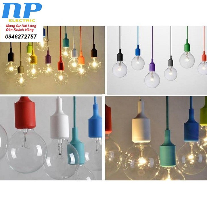 [GIÁ HỦY DIỆT] DÂY ĐUI ĐÈN TRANG TRÍ THẢ 1 MÉT NHIỀU MÀU