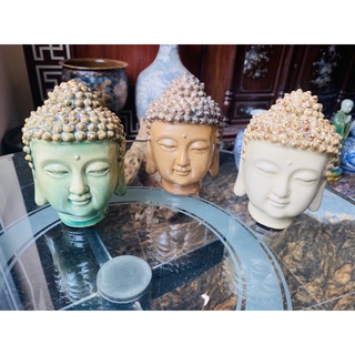 Tượng diện phật thích ca, Diện Phật bằng gốm sứ Bát Tràng, Tượng trang trí trưng bày