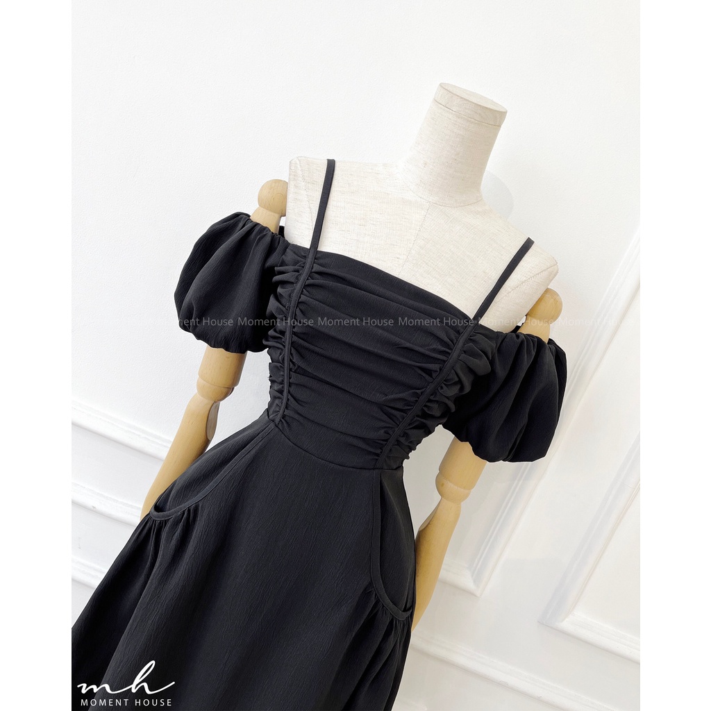 Đầm 2s bo chun 2 bên, che bắp tay tốt, có túi 2 bên, hàng may 2 lớp (JOSIE DRESS)