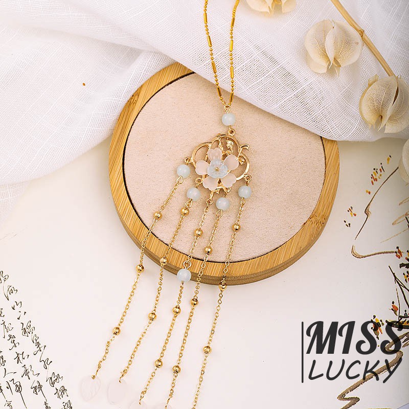 Dây Chuyền Ngọc Trai Dáng Dài Thời Trang Thanh Tú Cho Nữ