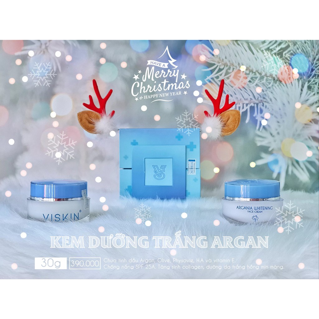 Kem dưỡng trắng VISKIN tinh chất Argan - 30g