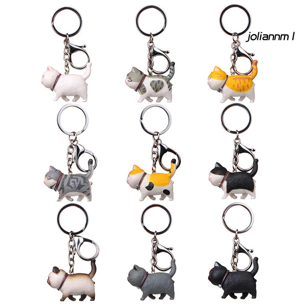 Móc Khóa Hình Mèo Chubby Mini Dễ Thương