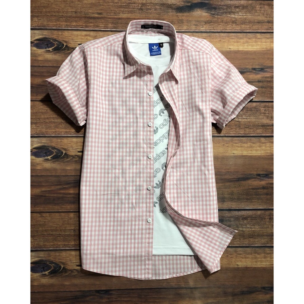 Áo sơ mi nam tay ngắn sọc caro hàng xuất khẩu thời trang 2019 - Thời trang Havis ASM045 | BigBuy360 - bigbuy360.vn