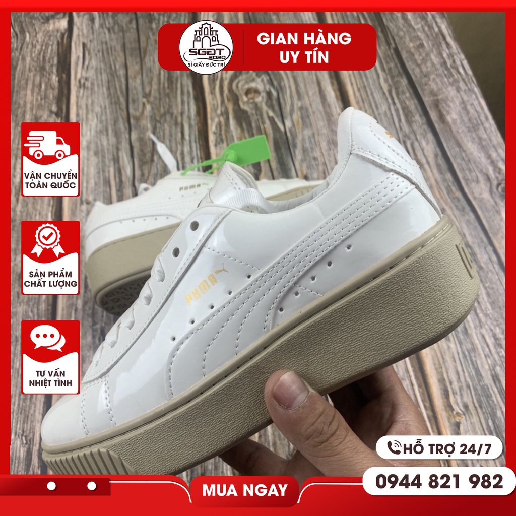 ⚡ Giày Thể Thao Nam Nữ, Giày Sneaker  Màu Trắng , Đế Độn Đế Bánh Mì Tăng Chiều Cao Phong Cách Hàn Quốc