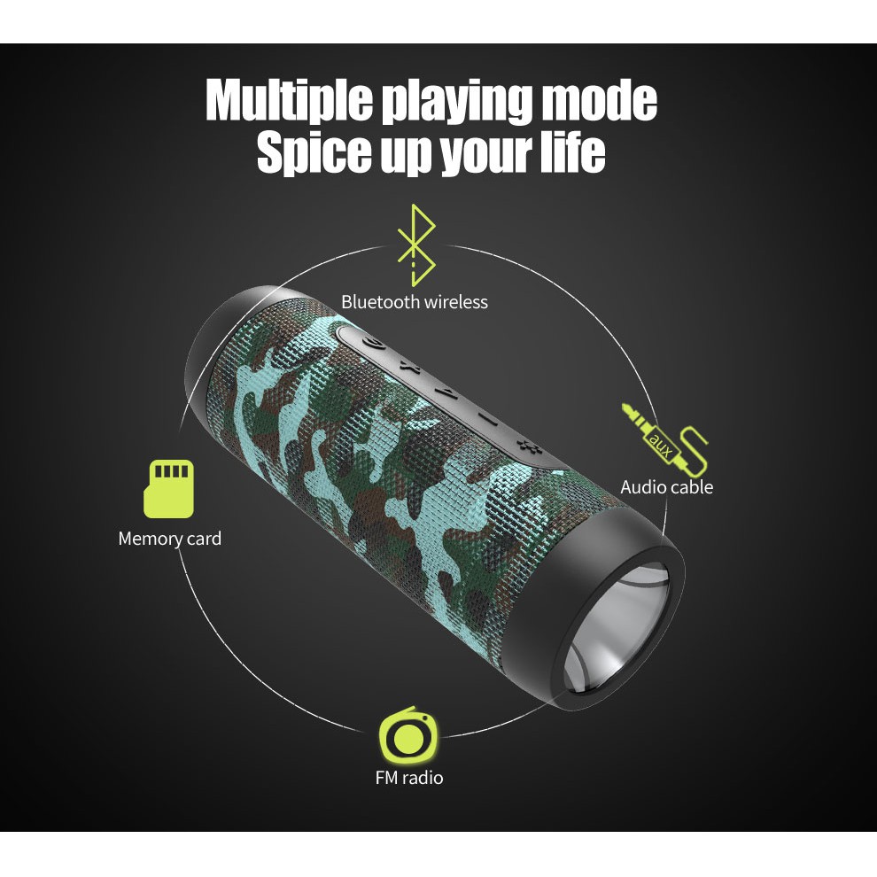 Loa Bluetooth Zealot S22  chống thấm nước và phụ kiện