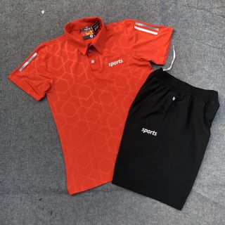 Bộ thể thao nam cổ bẻ