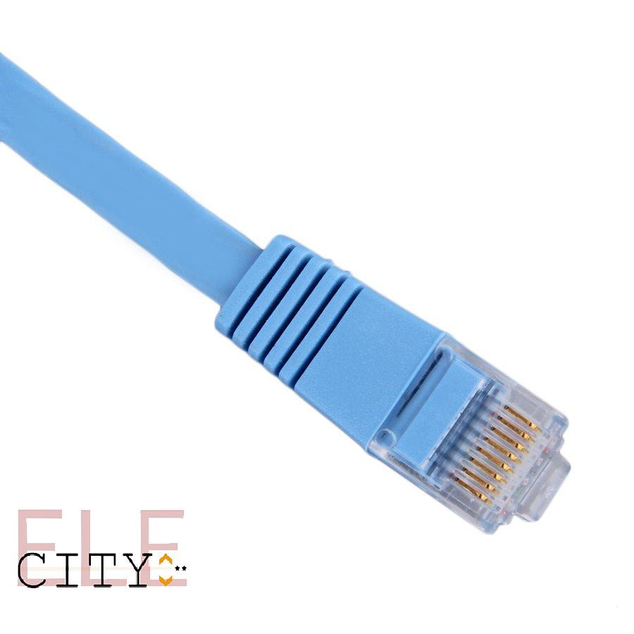 1 Dây Cáp Mạng Lan Rj45 Cat6 8p8c 0.5m Màu Xanh Dương