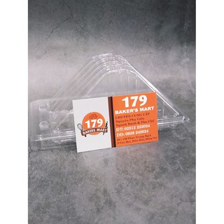 Hộp Nhựa Tam Giác Đựng Bánh Sanwhich H133