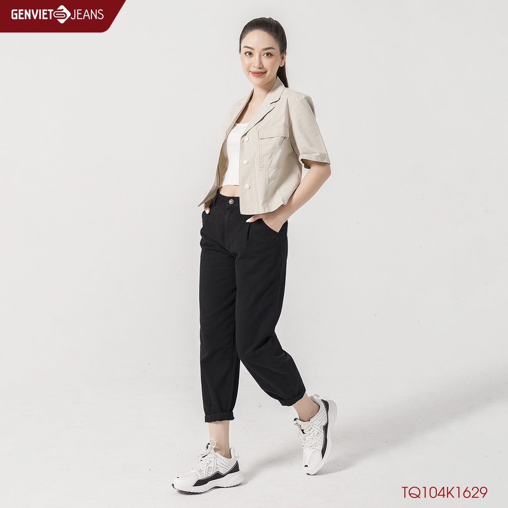 Quần Dài Kaki Nữ Col Thụng GENVIET TQ104K1629