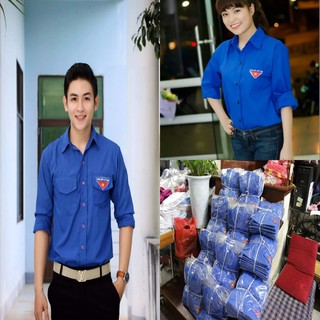ÁO ĐOÀN THANH NIÊN, CHUẨN MÀU CHUẨN FORM,CHẤT LIỆU VẢI LON MỸ, MỀM MẠI, THẤM HÚT MỒ HÔI TỐT.
