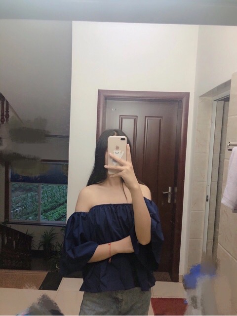 [Có sẵn] Áo trễ vai vải mịn siêu xinh (Kèm ảnh thật) | BigBuy360 - bigbuy360.vn