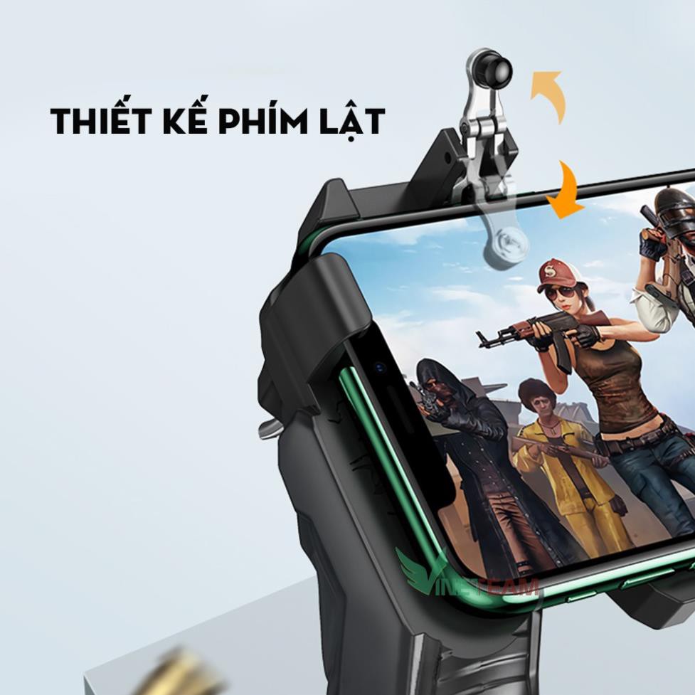 Freeship 50k Tay Cầm Chơi Game K31 Kiêm Giá Đỡ Điện Thoại Phiên Bản Mới Của K21 Chơi PUBG -DC4153