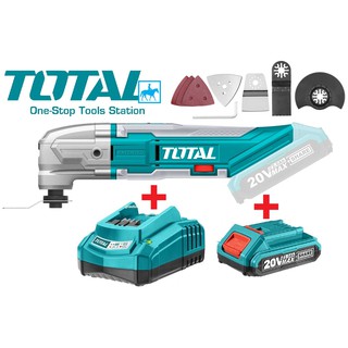 Máy Cắt Đa Năng Dùng Pin 20V TOTAL TMLI2001 Bao Gồm Pin 20V và Đế Sạc