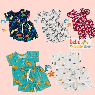 Bộ quần áo bé trai, đồ bộ bé trai, Bộ cộc tay bé trai mùa hè/ đồ bộ cotton cho bé trai- STM - bebefamilyshop