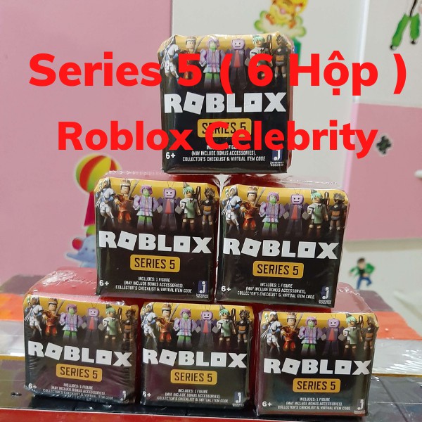 Roblox Mystery Figure 6 Pack - Combo 6 Hộp Roblox Chính Hãng Có Code, Xếp Đủ Chữ ROBLOX ( 6 Hộp )