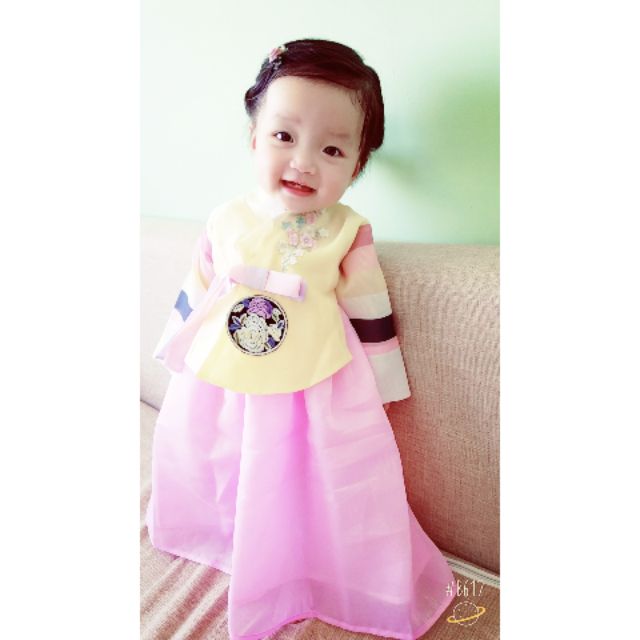 Hanbok Hàn cho bé gái
