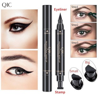 Sỉ 24 Bút kẻ mắt 2 đầu QIC chính hãng siêu hot - không thấm nước không trôi